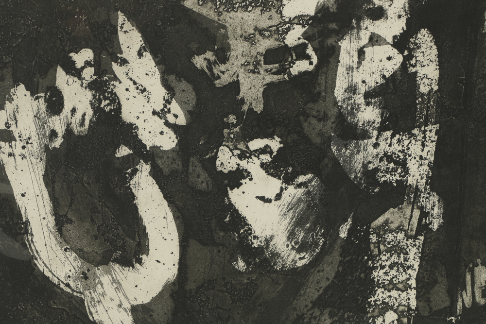 John Ihle Limited Edition Etching Aquatint on Paper "Incident at the Black Rock"