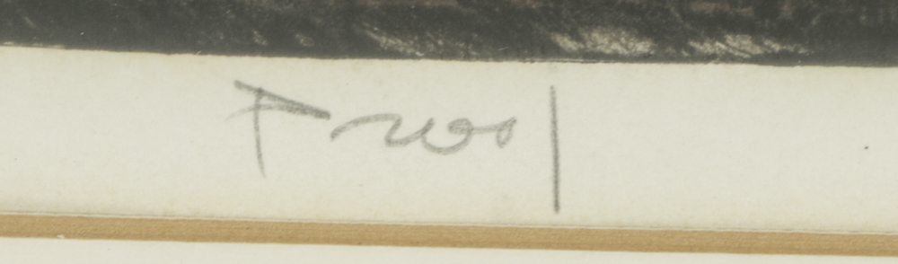 Dean Meeker Artist Proof Mixed Media Print on Paper "Genghis Khan"