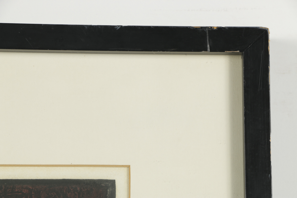 Dean Meeker Artist Proof Mixed Media Print on Paper "Genghis Khan"