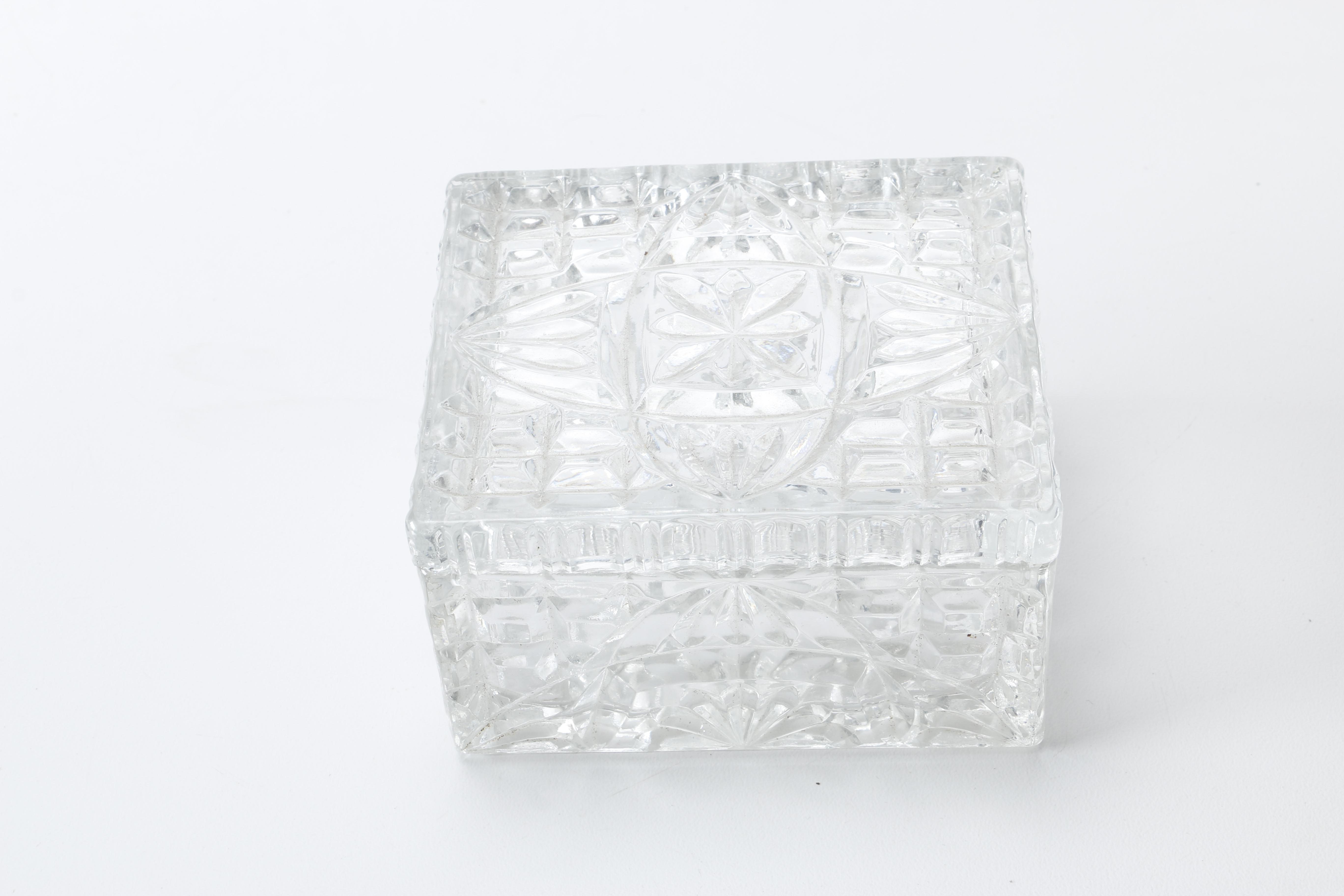 Clear Depression Glass Plate and Others