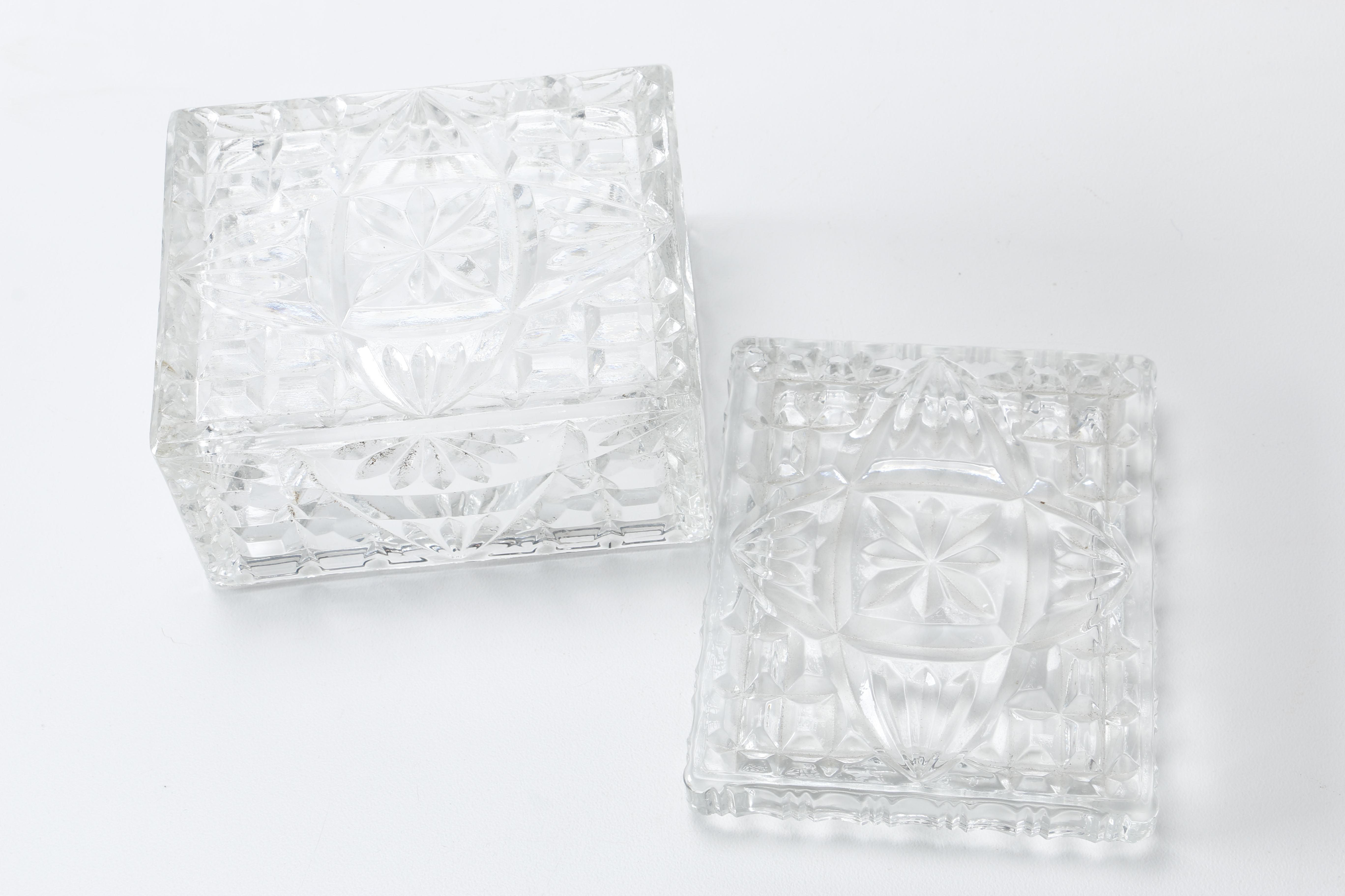 Clear Depression Glass Plate and Others