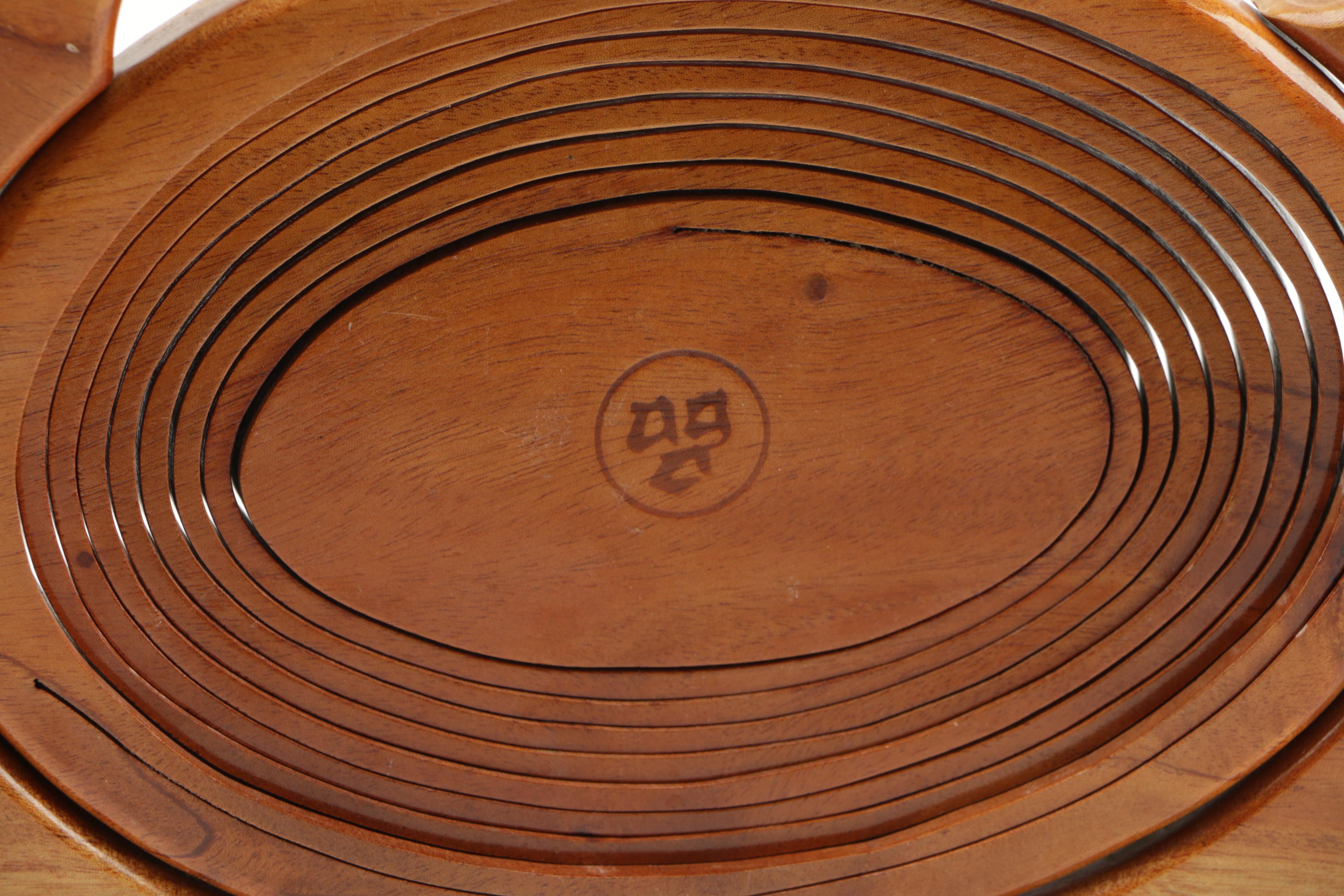 Folk Art Wooden Ducks and Bowl