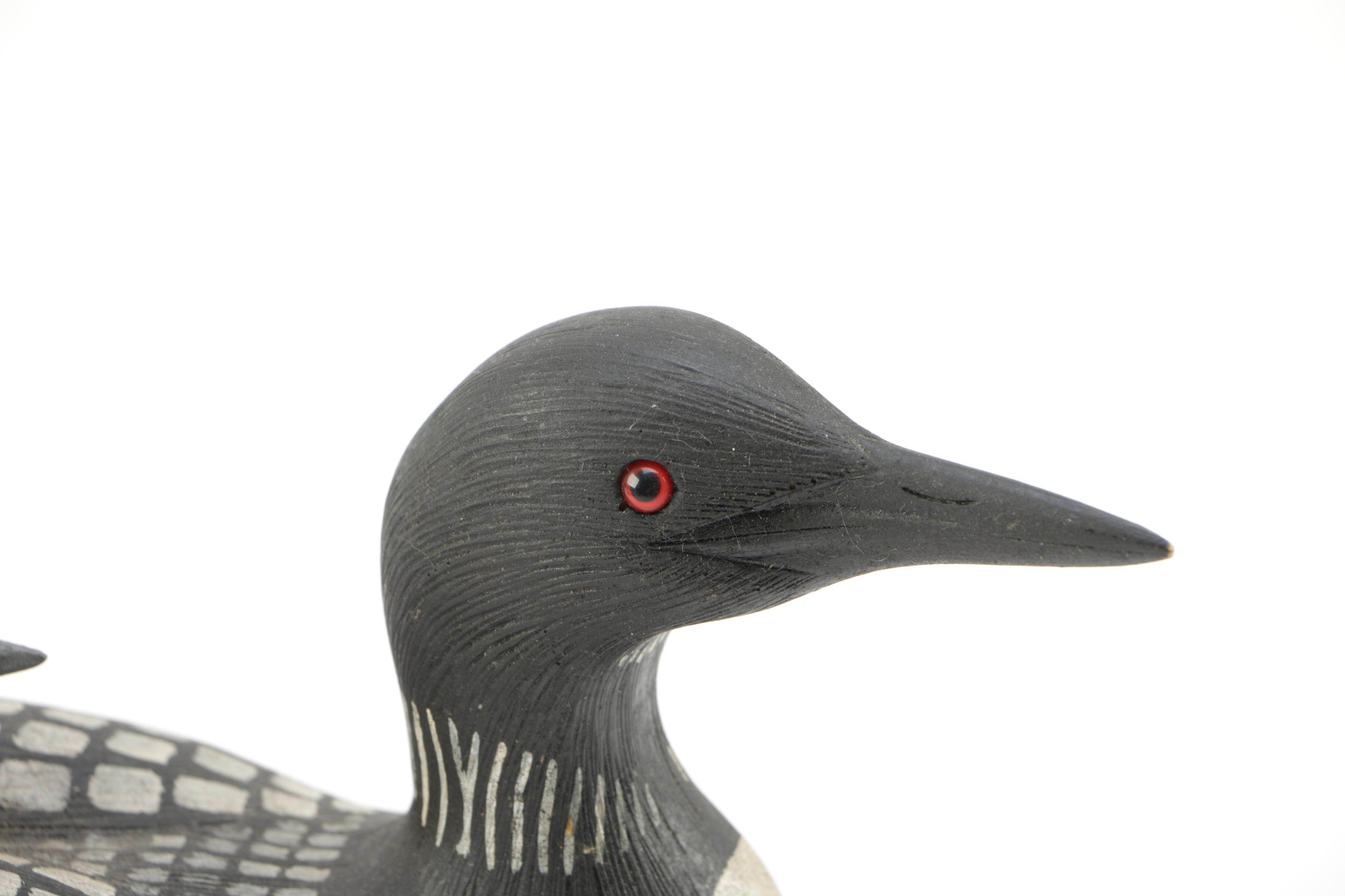 Folk Art Wooden Ducks and Bowl