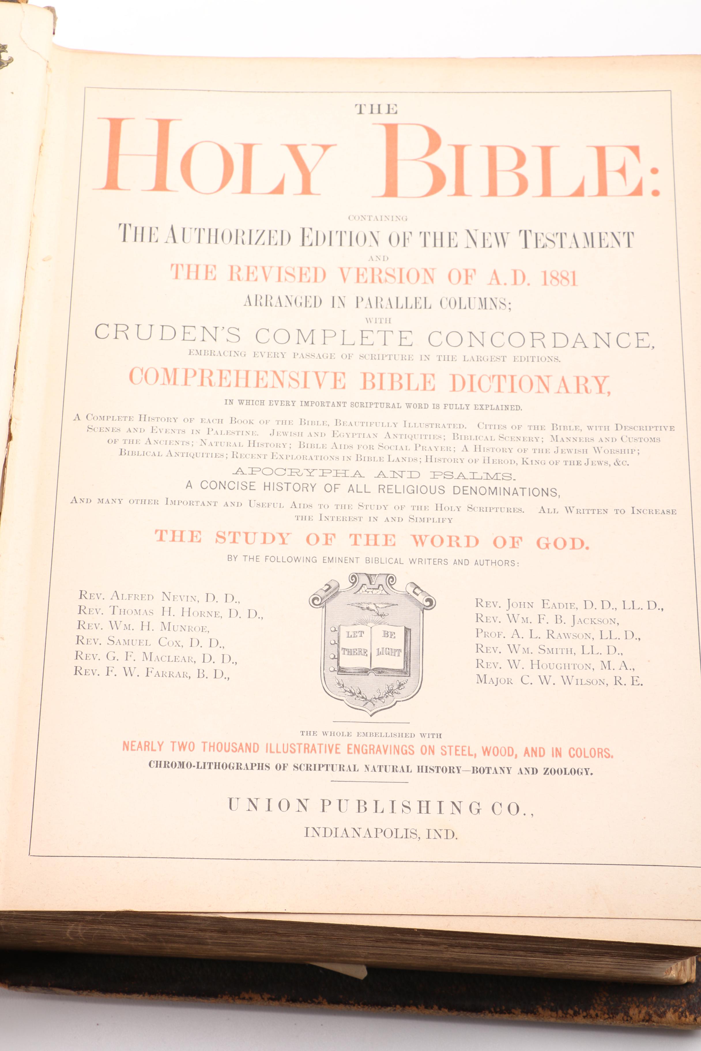 Holy Bible Revised and Authorized New Testament
