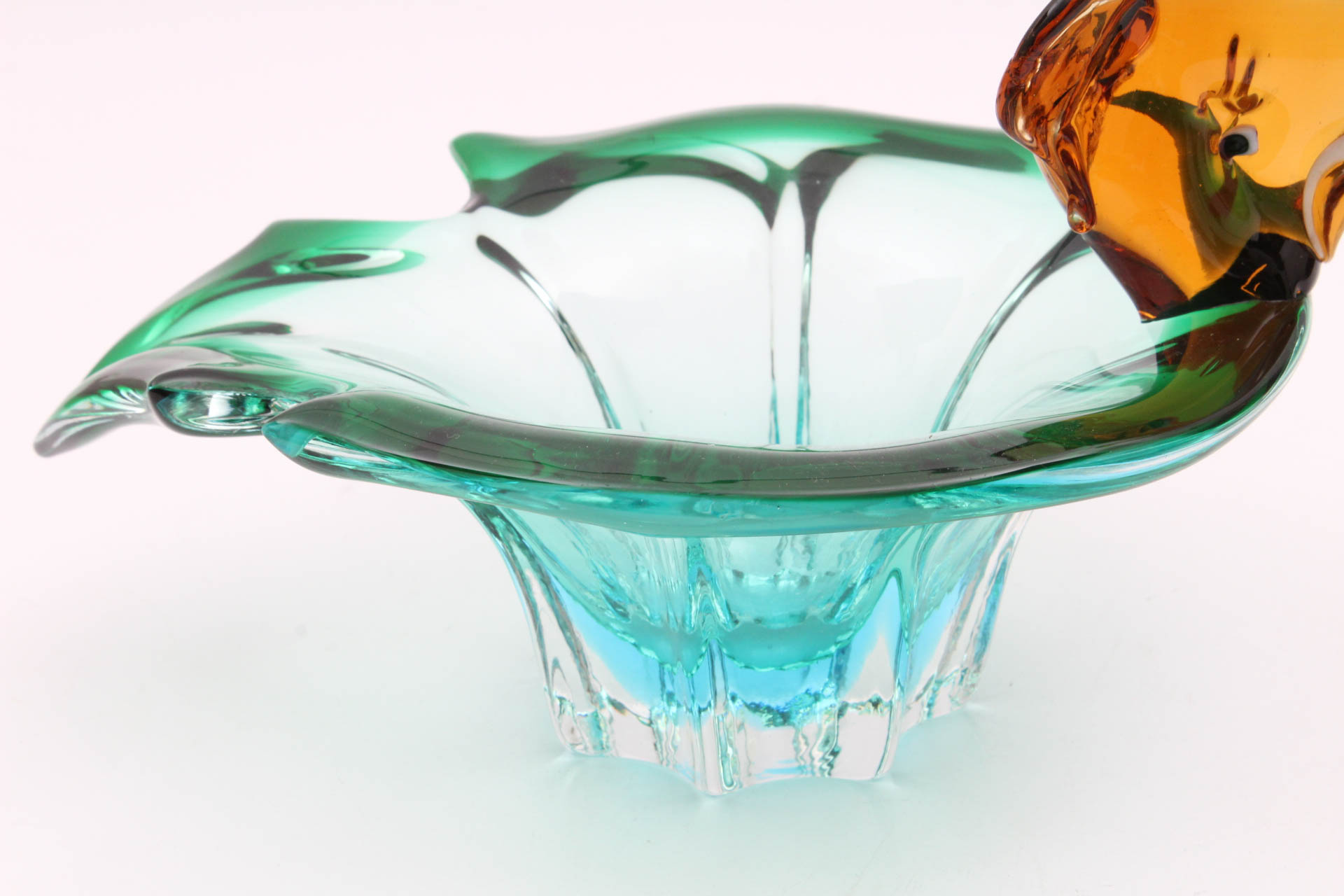 Vintage Murano Style Art Glass Elephant Bowl EBTH