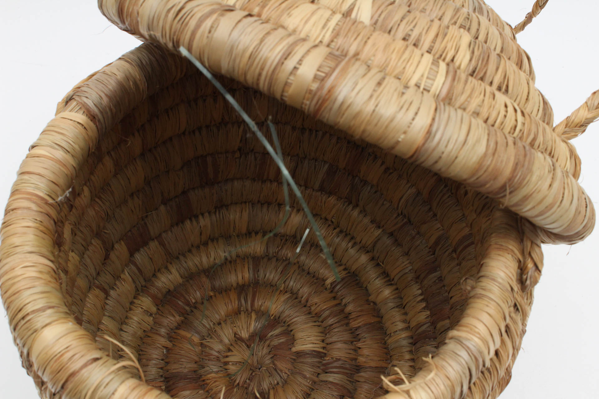 Handwoven Seagrass Beehive Basket