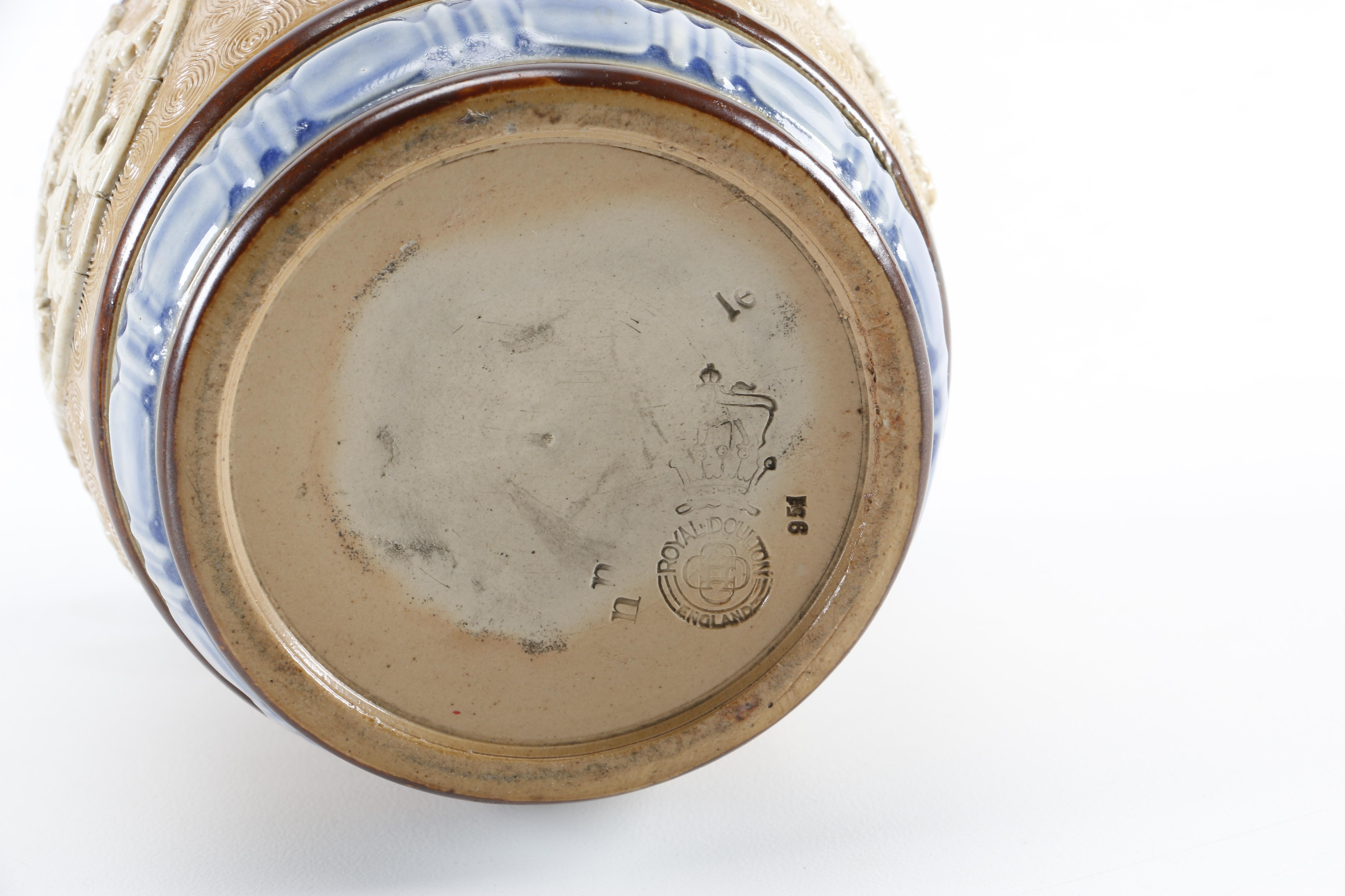 Early 20th-Century Royal Doulton Ceramic Tobacco Jar