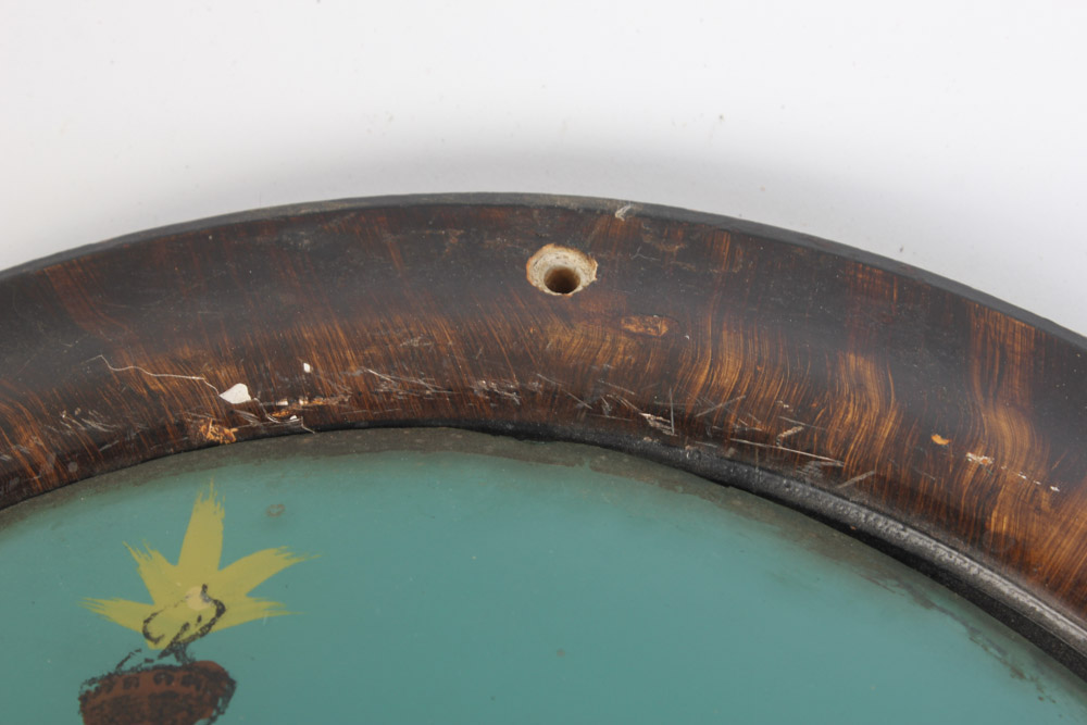 Reverse Painting on Convex Glass of the Statue of Liberty