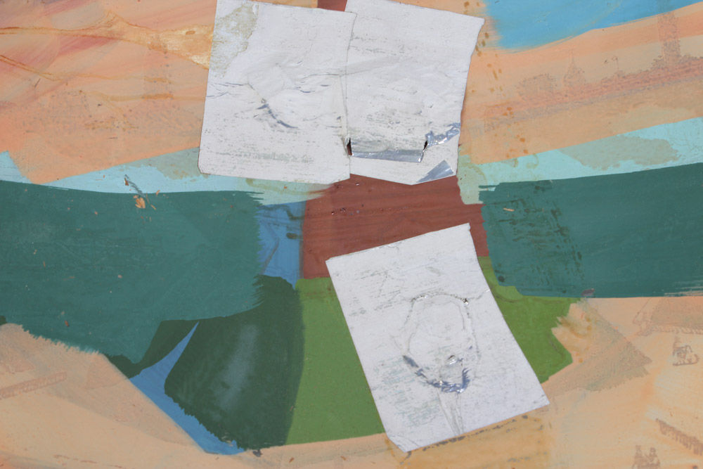 Reverse Painting on Convex Glass of the Statue of Liberty