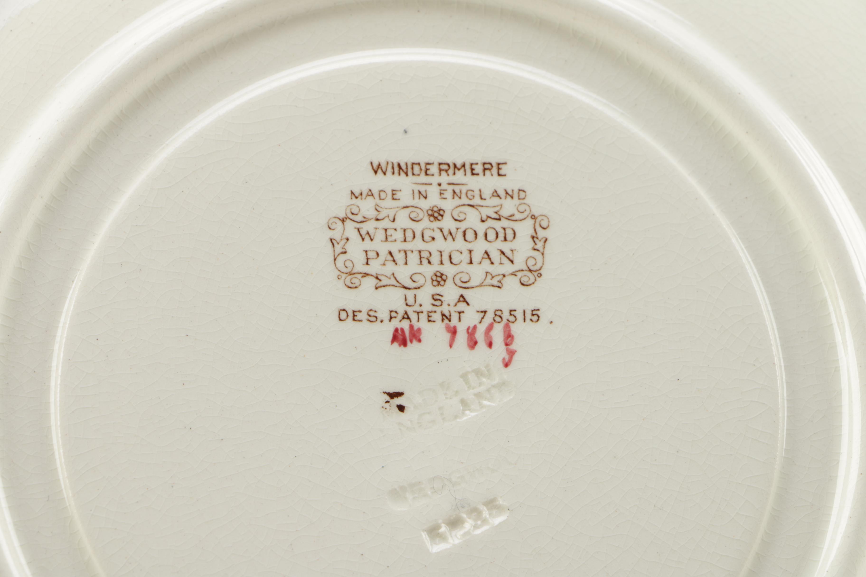 Wedgwood Patrician "Windermere" Plates
