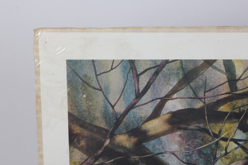 Dennis Clevenger Offset Lithograph "Backwater Refuge"