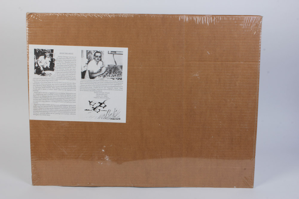 Dennis Clevenger Offset Lithograph "Backwater Refuge"