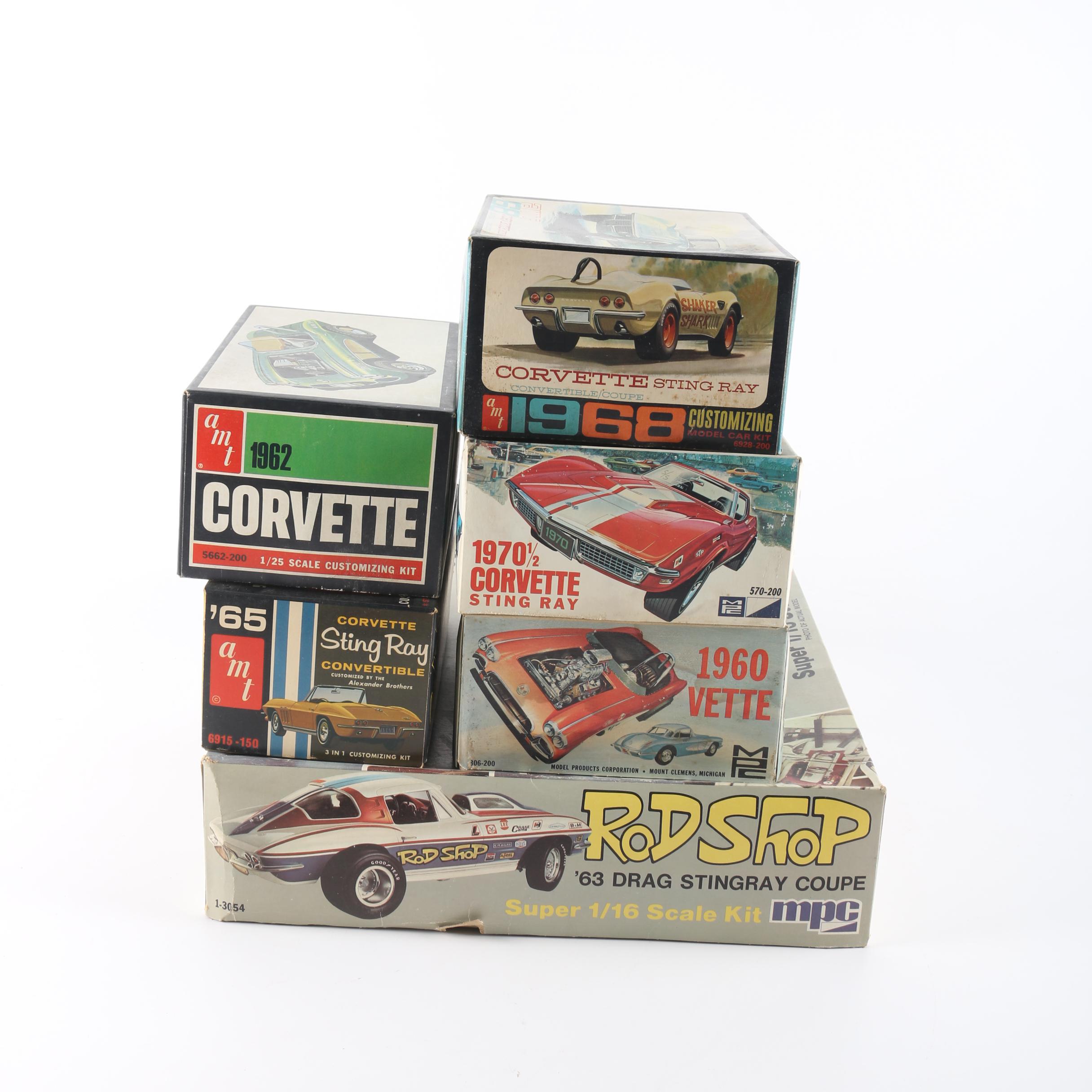 Vintage AMT and MPC Model Car Kits
