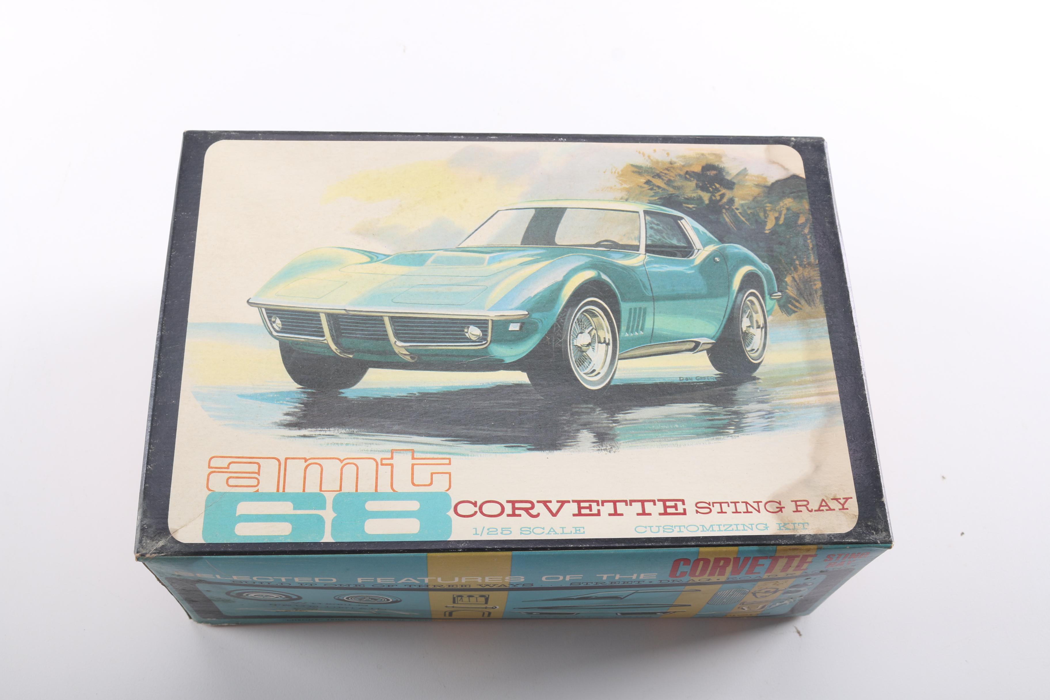 Vintage AMT and MPC Model Car Kits