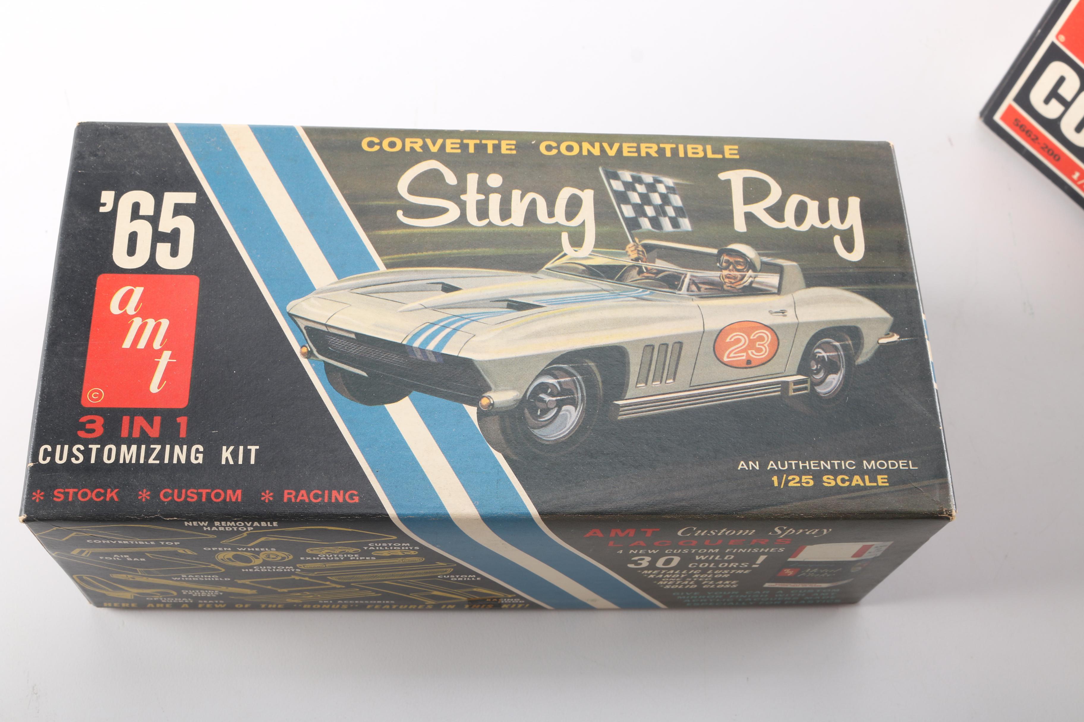 Vintage AMT and MPC Model Car Kits