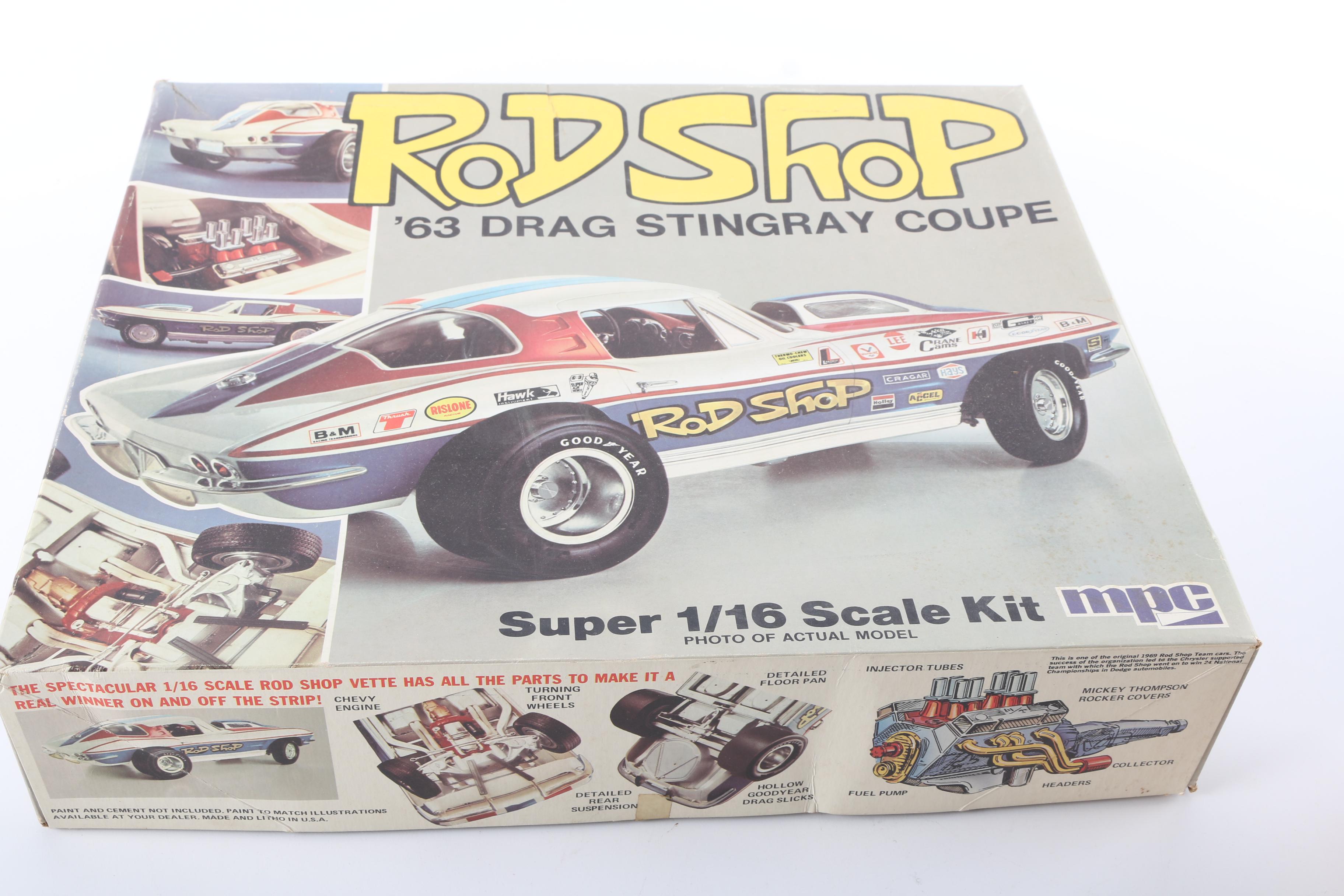 Vintage AMT and MPC Model Car Kits