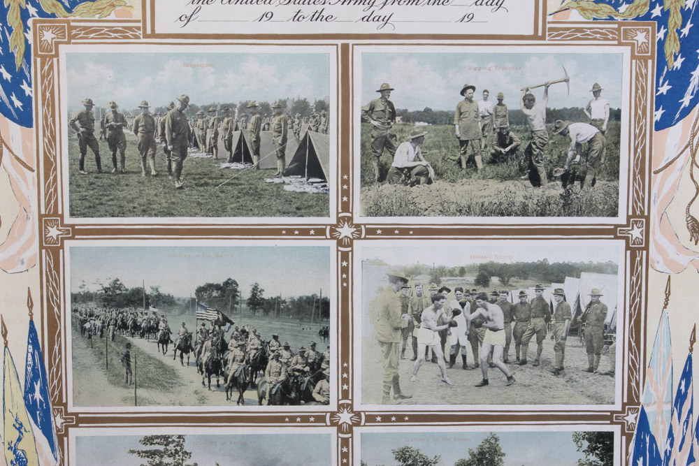 Offset Lithograph "The Soldiers' Record"