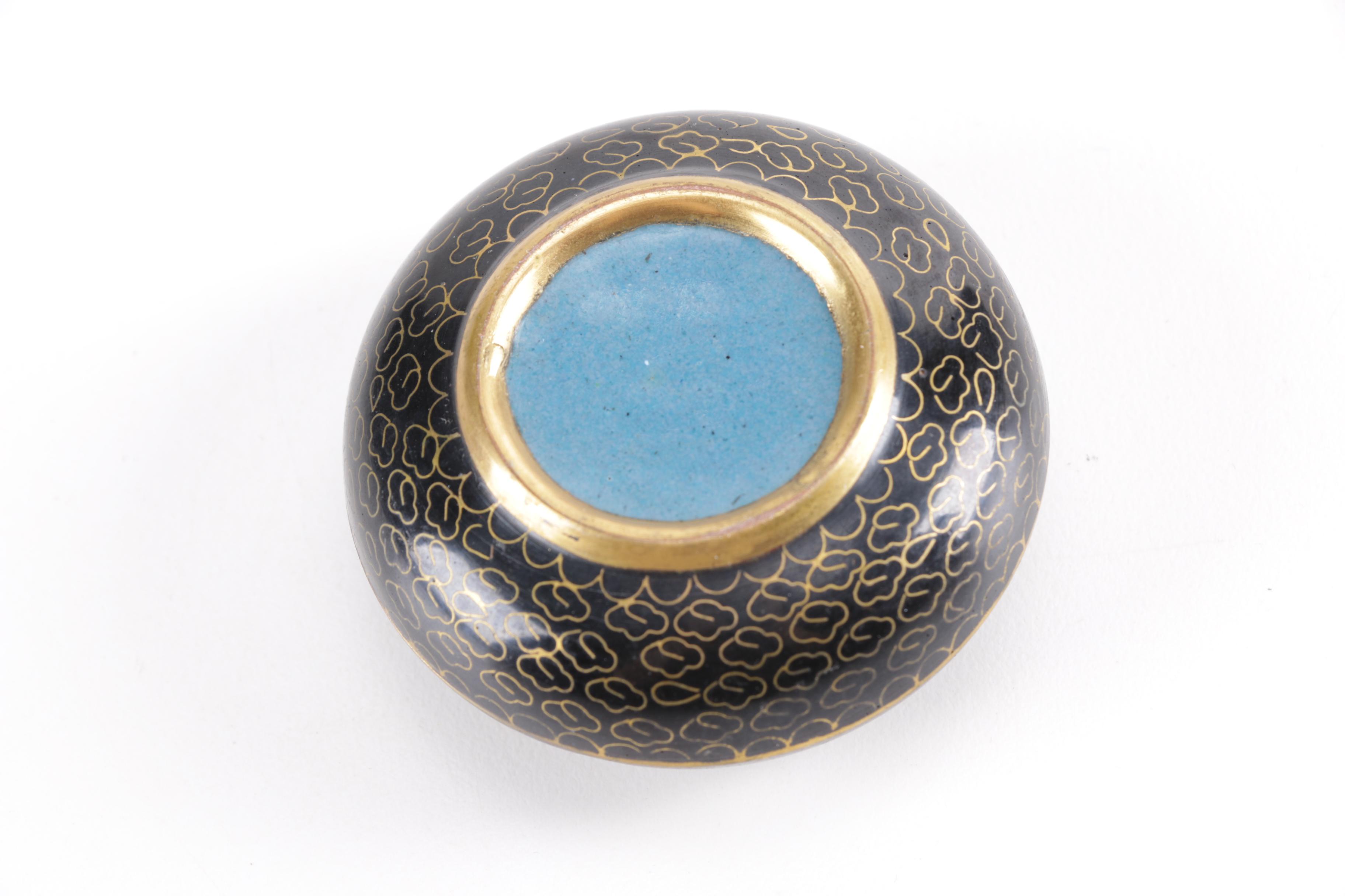 Brass Enameled Pill Boxes