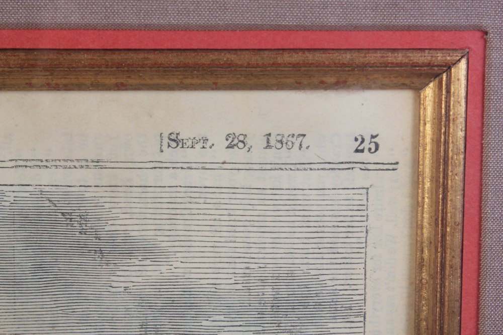 Three Framed Color Engravings of Regattas