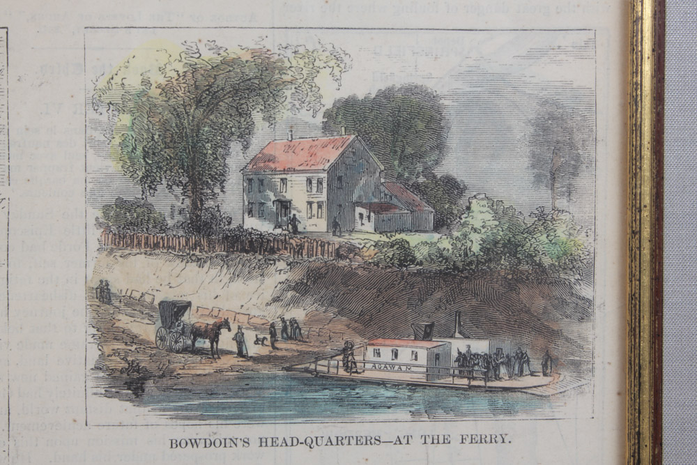 Three Framed Color Engravings of Regattas