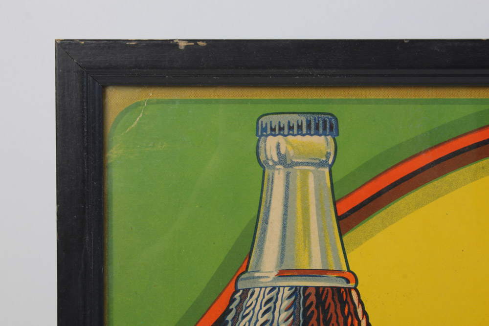 Original Halftone Lithograph Advertisement for Nehi Beverages