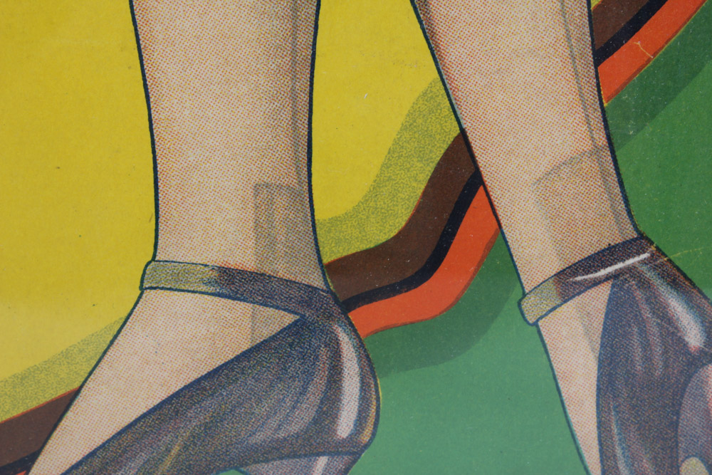 Original Halftone Lithograph Advertisement for Nehi Beverages