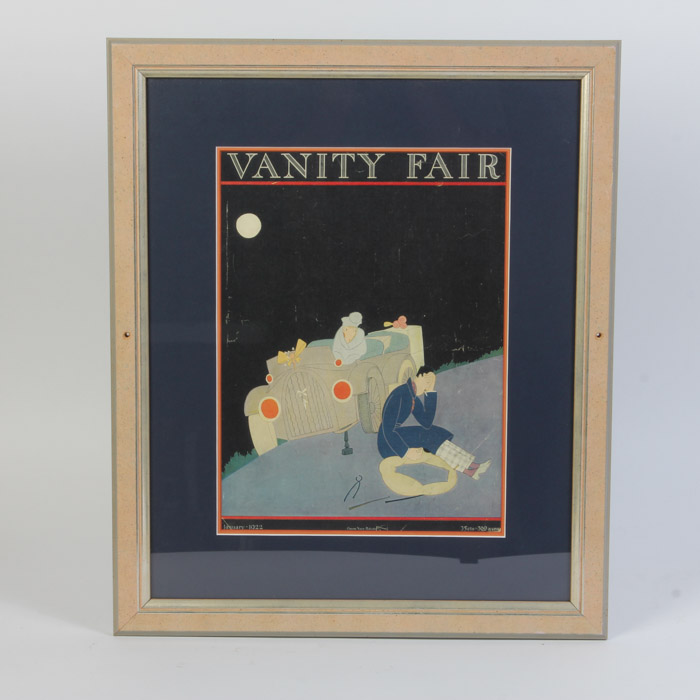 Pair of Framed Magazine Covers for "Vanity Fair" and "The New Yorker"