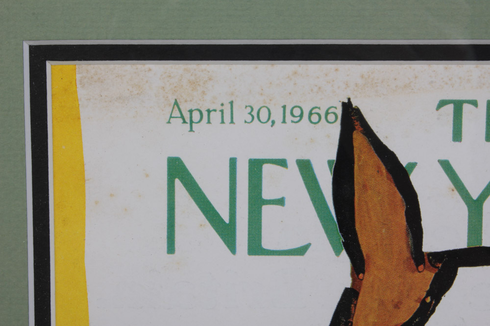 Pair of Framed Magazine Covers for "Vanity Fair" and "The New Yorker"