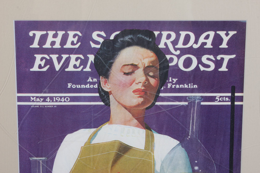 Pair of Offset Lithographs after "The Saturday Evening Post" and "Pictorial Review" Magazine Covers