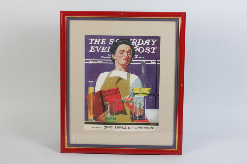 Pair of Offset Lithographs after "The Saturday Evening Post" and "Pictorial Review" Magazine Covers