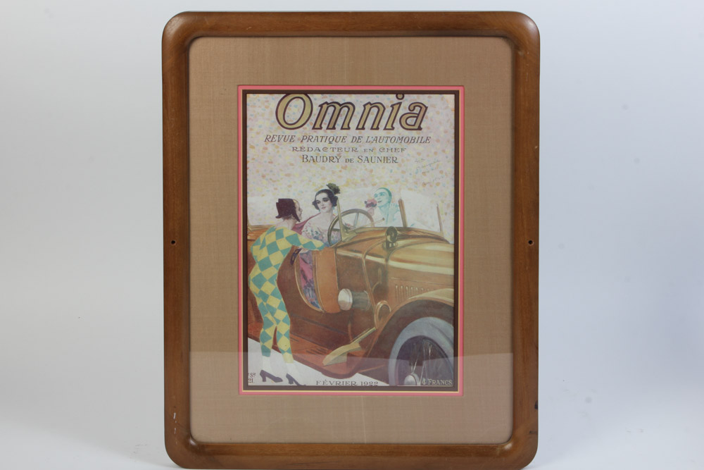 Three Automobile Themed Prints