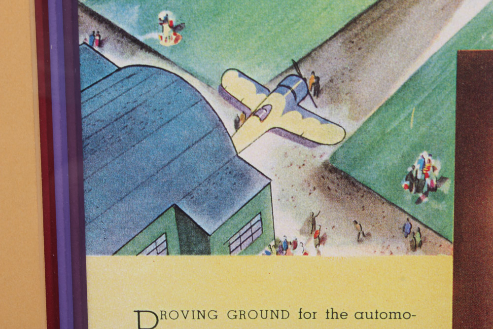 Three Automobile Themed Prints