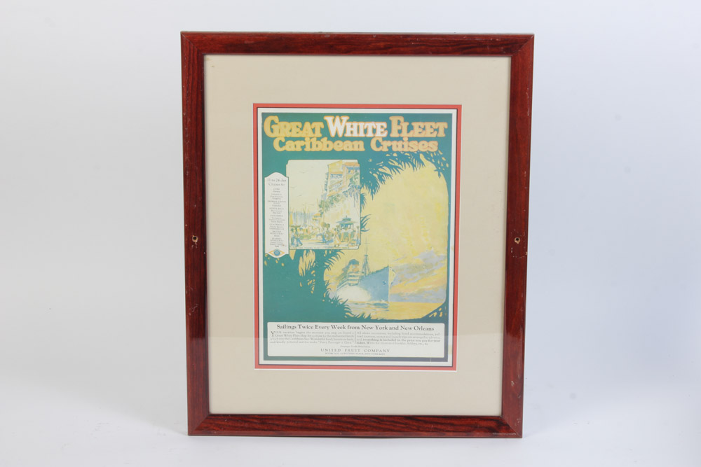 Pair of Vintage Advertisements Featuring An Ad for the 1936 Winter Olympics