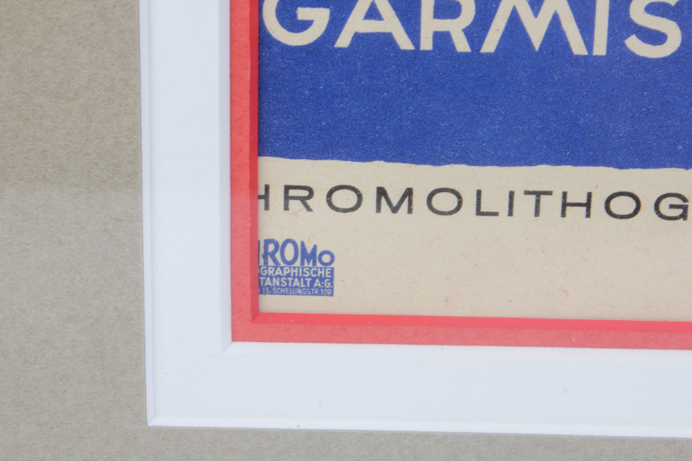 Pair of Vintage Advertisements Featuring An Ad for the 1936 Winter Olympics