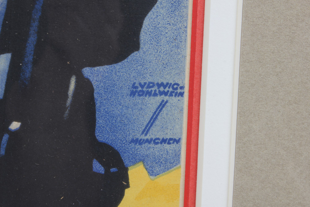 Pair of Vintage Advertisements Featuring An Ad for the 1936 Winter Olympics