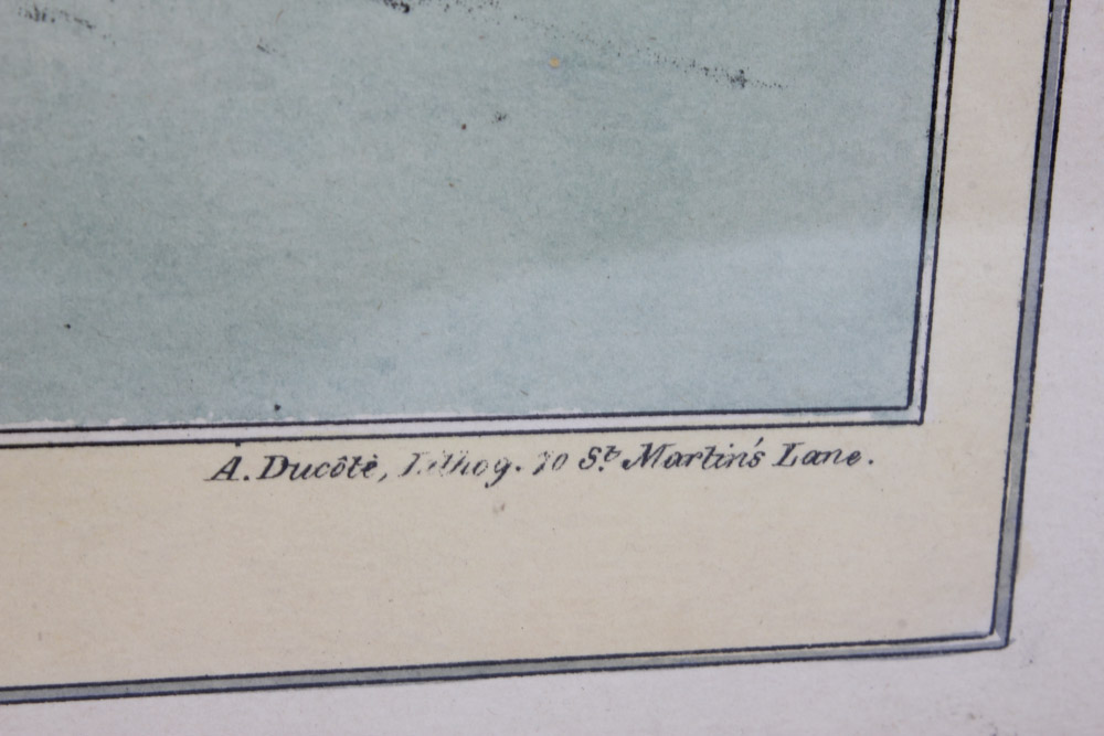 Pair of Hand Colored Lithographs "A Shocking Dirty Affair" and "The Reconciliation"