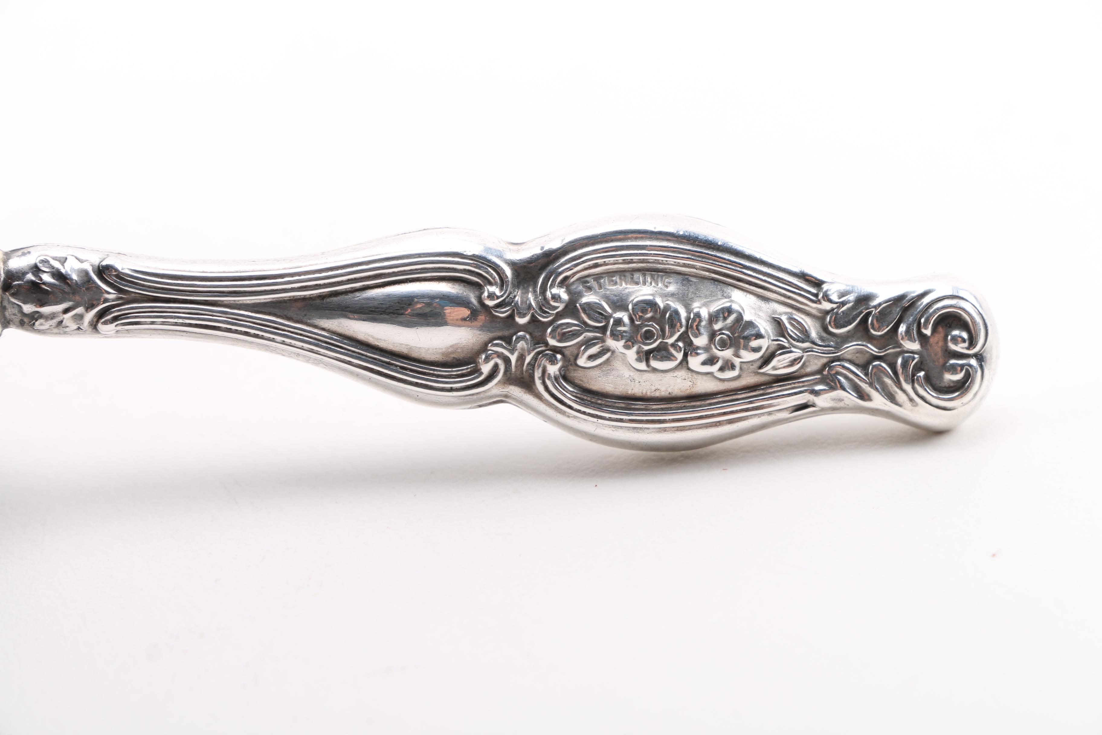 Sterling Handled Darning Egg