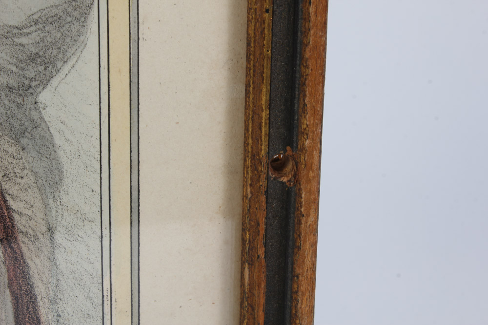 Pair of Hand Colored Lithographs "A Shocking Dirty Affair" and "The Reconciliation"