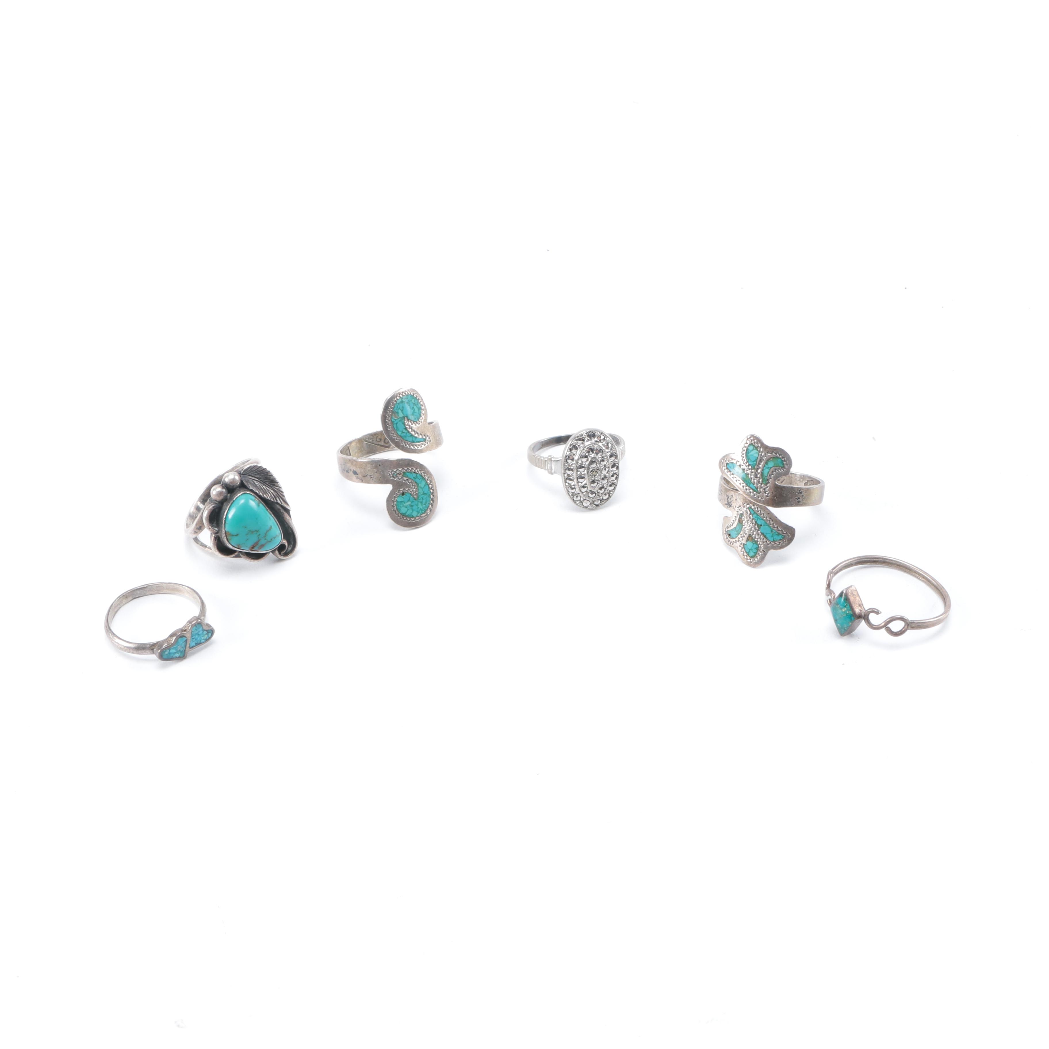 Sterling Silver Jewelry With Turquoise