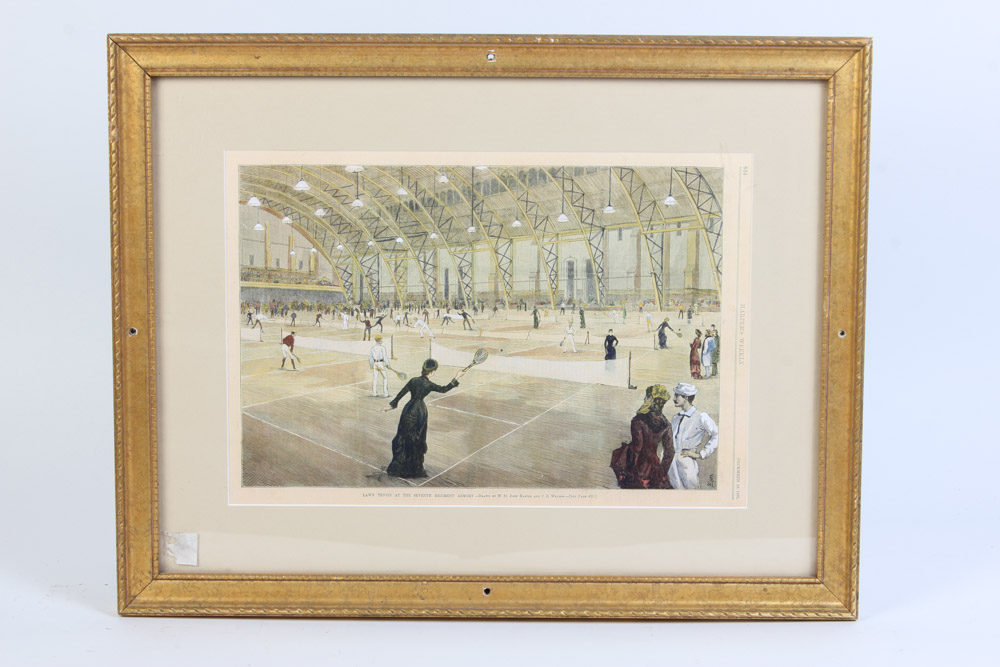 Pair of Color Engravings from Magazines and Newspapers