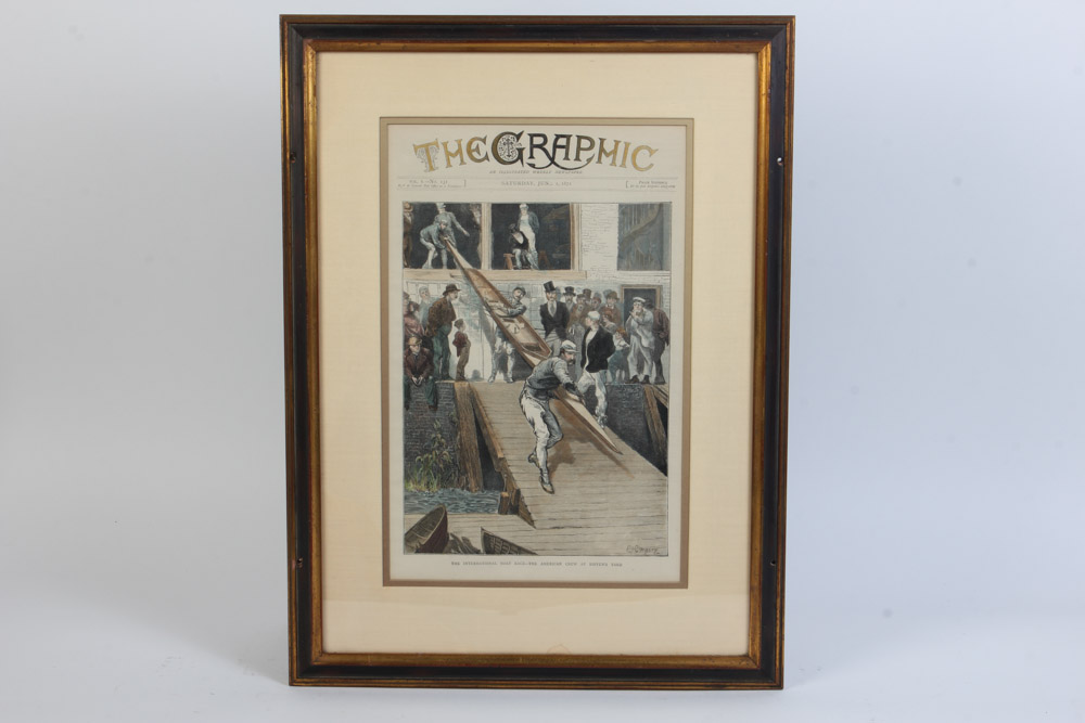 Pair of Color Engravings from Magazines and Newspapers