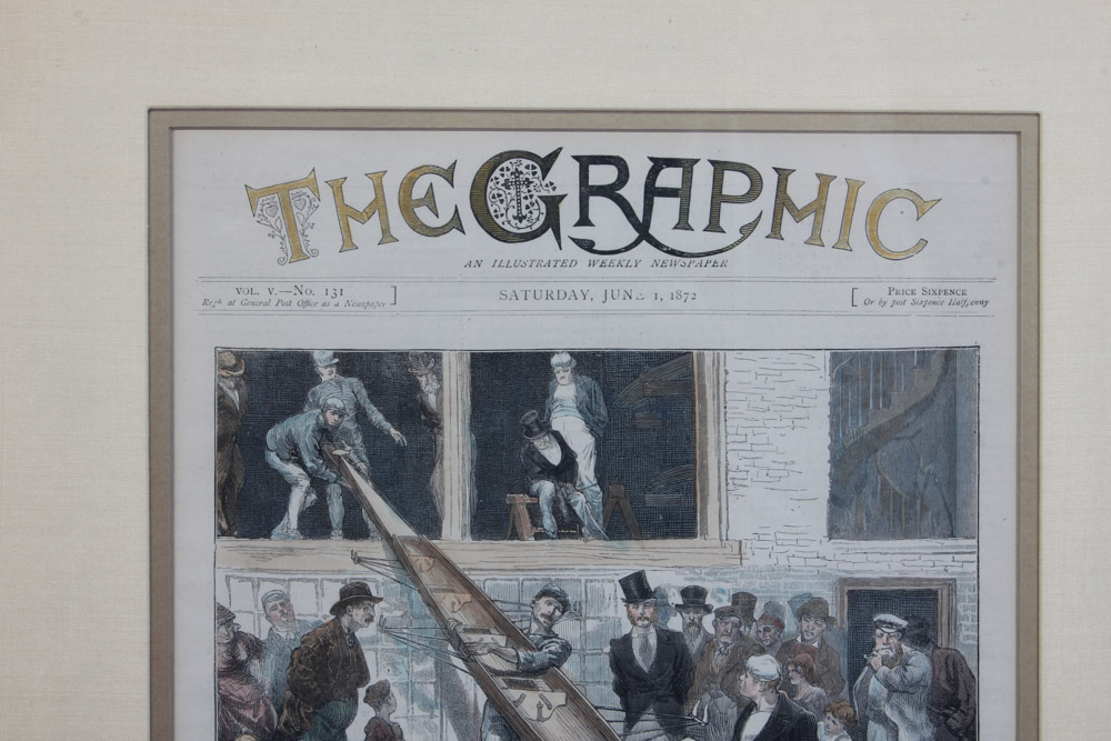 Pair of Color Engravings from Magazines and Newspapers