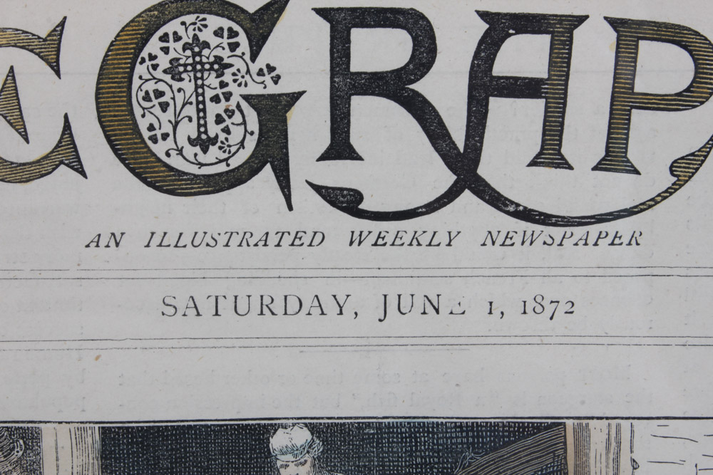 Pair of Color Engravings from Magazines and Newspapers