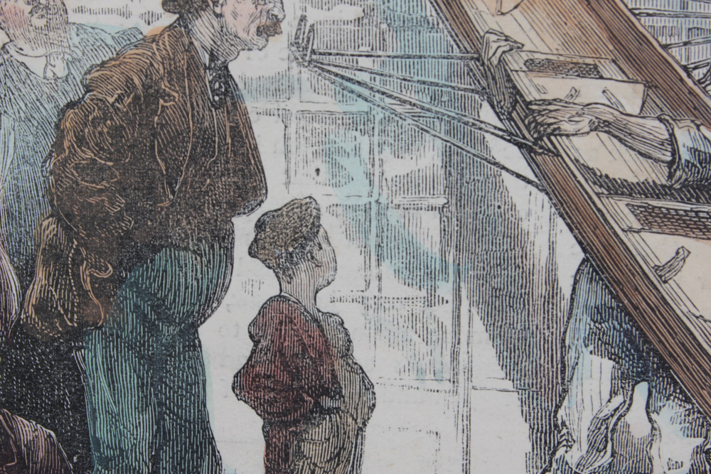 Pair of Color Engravings from Magazines and Newspapers