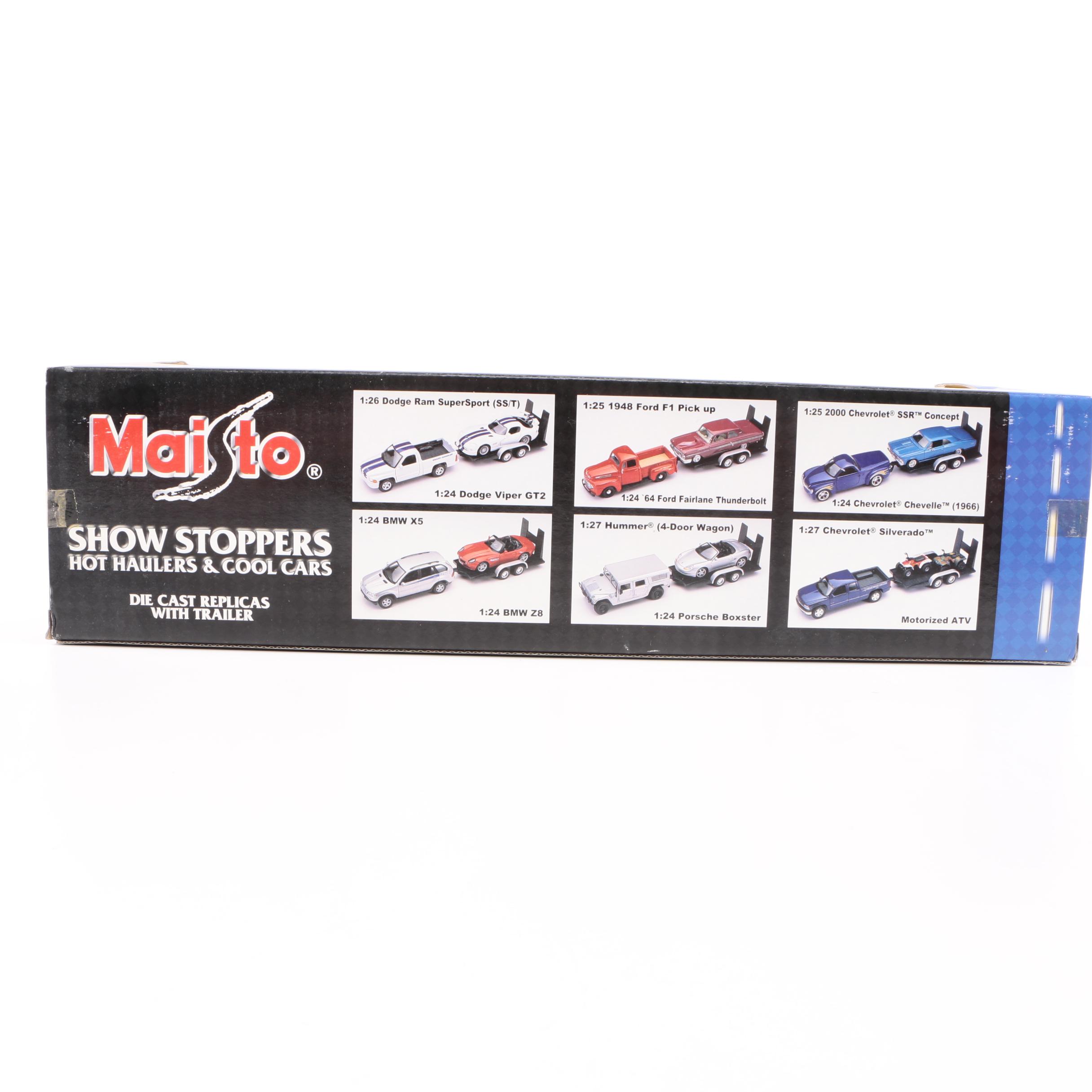 Die-Cast Metal Toy Cars by Maisto and NAPA