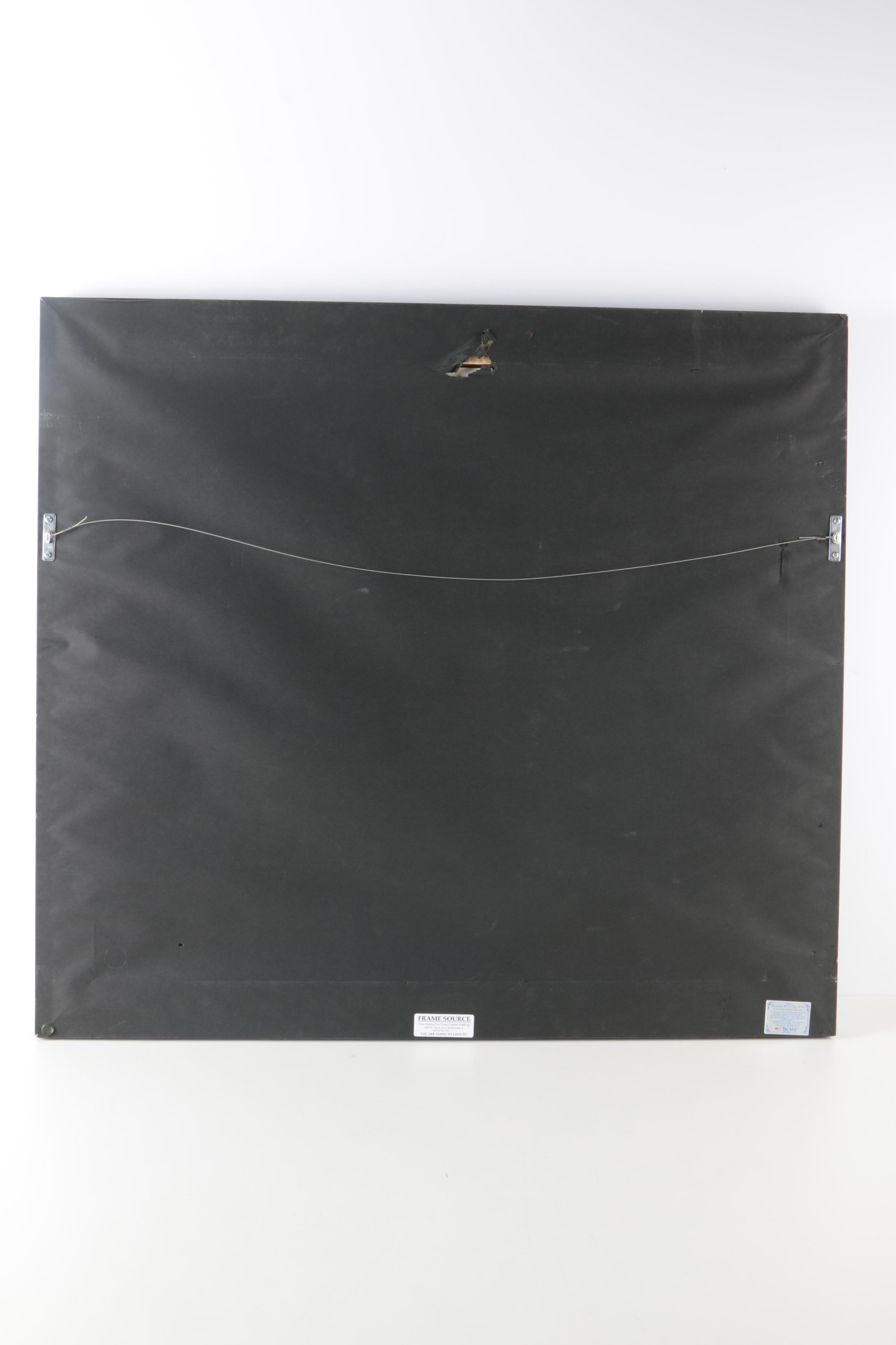 Gerald Nees Limited Edition Offset Lithograph of a Trading Floor