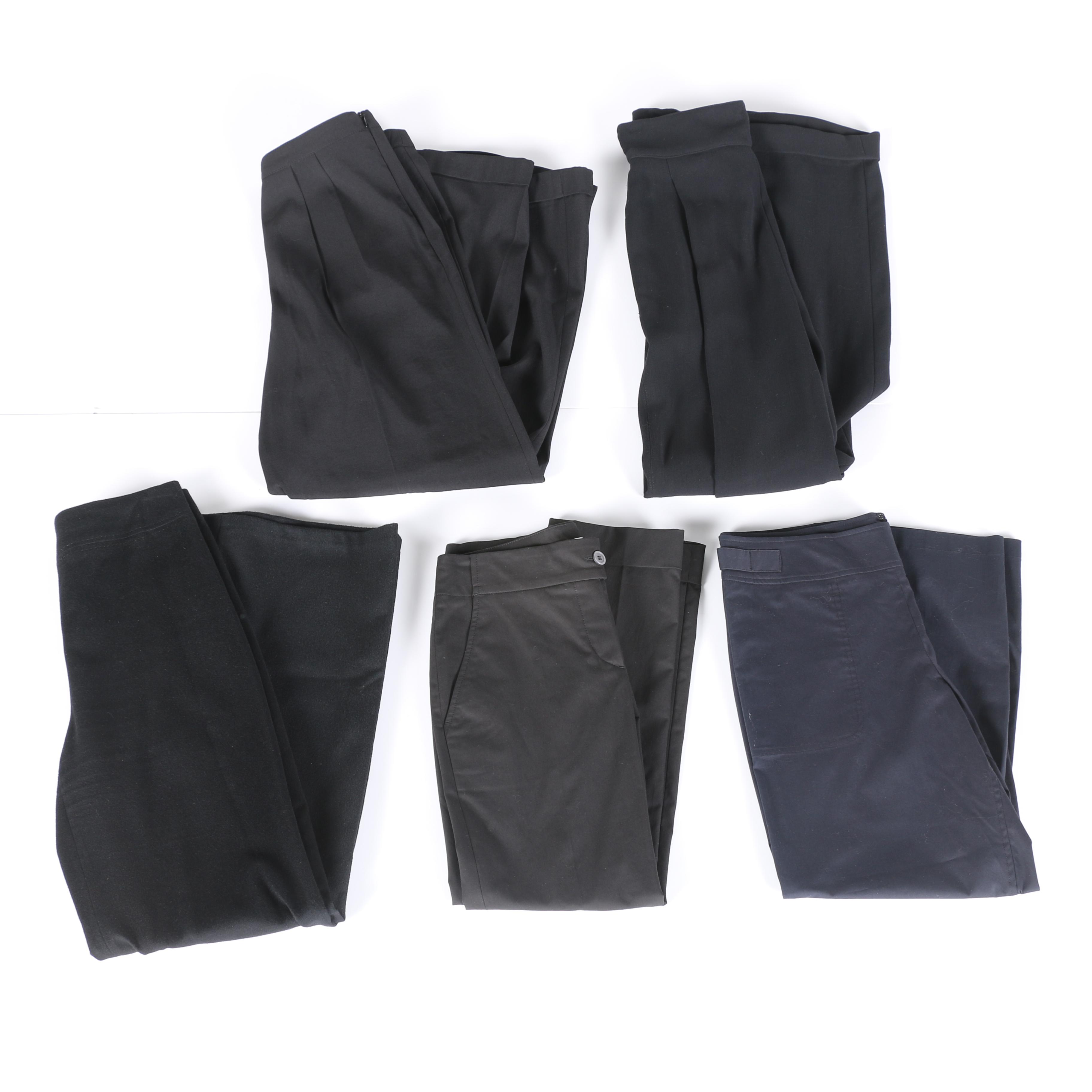 Women's Black Pants Including Dries Van Noten