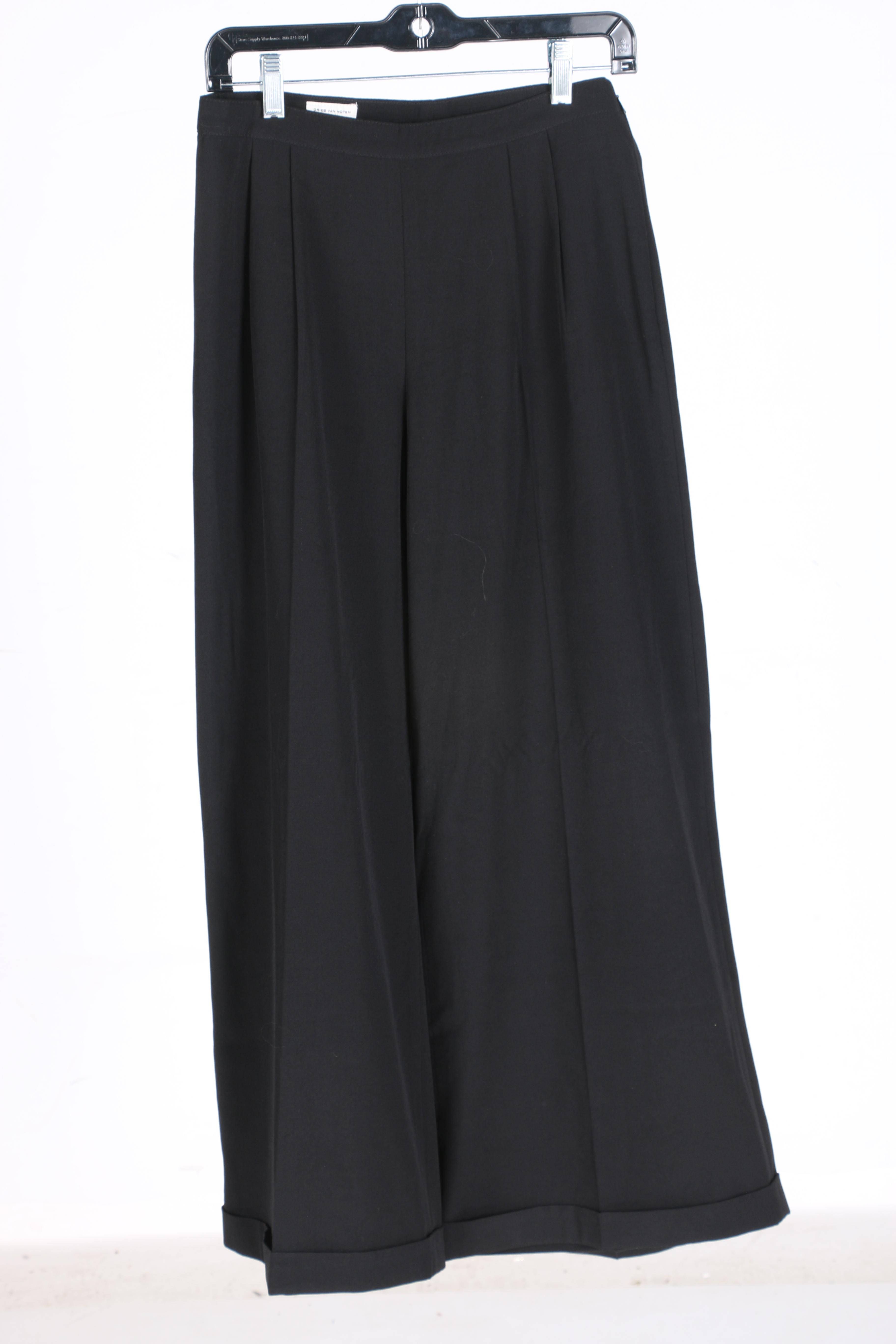 Women's Black Pants Including Dries Van Noten