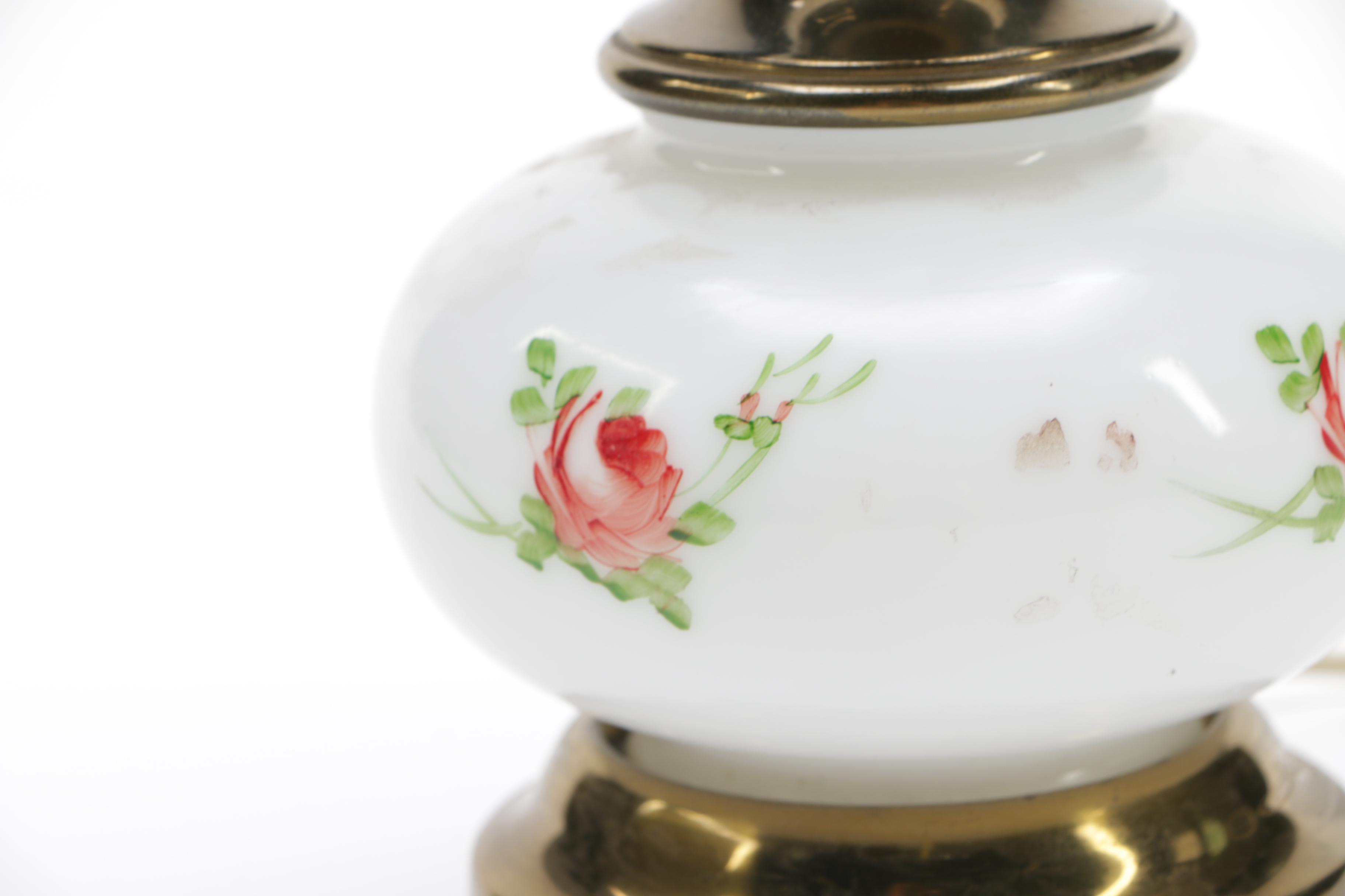 Pair of Electrified Hurricane Lamps