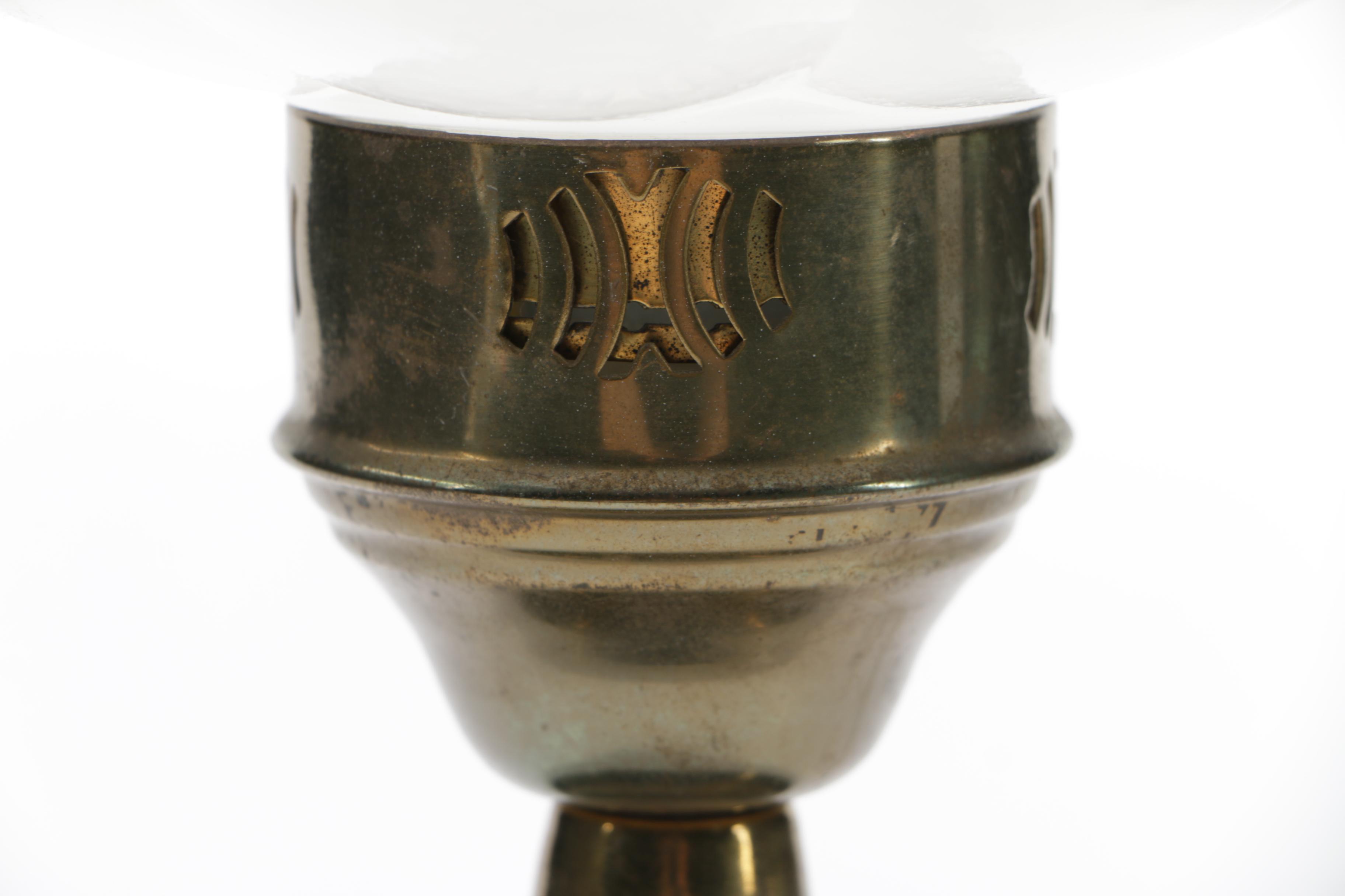 Pair of Electrified Hurricane Lamps